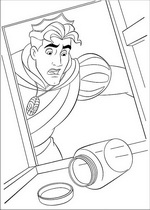 coloring page Princess and the Frog
